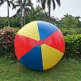 thumbnail image 4 of CIMAXIC beach balls Beach Inflatable Ball Summer Swimming Inflatable Balls Beach Party Inflatable Sports Ball,27.56"X27.56"X27.56", 4 of 4