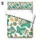 thumbnail image 2 of Cubierta de edredón Conjuntos de ropa de cama de buceo Cubiertas de almohadas cómodas Fibra de poliéster Decoraciones de cumpleaños Conjunto de colchas para dormitorio S 3 piezas Eigraketly HA011565-05, 2 of 7