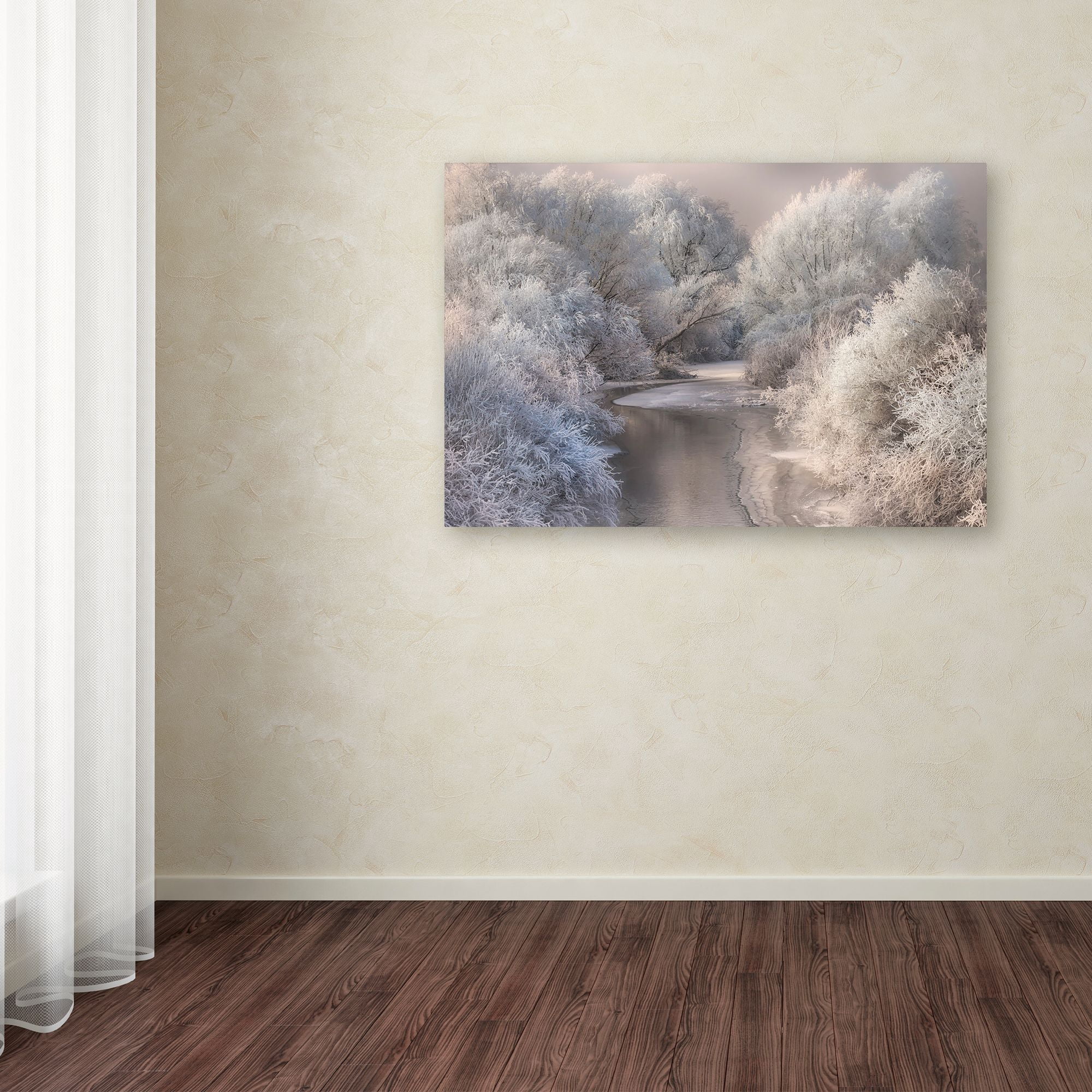 Trademark Fine Art 'Winter Song' Canvas Art by Sebestyen Bela