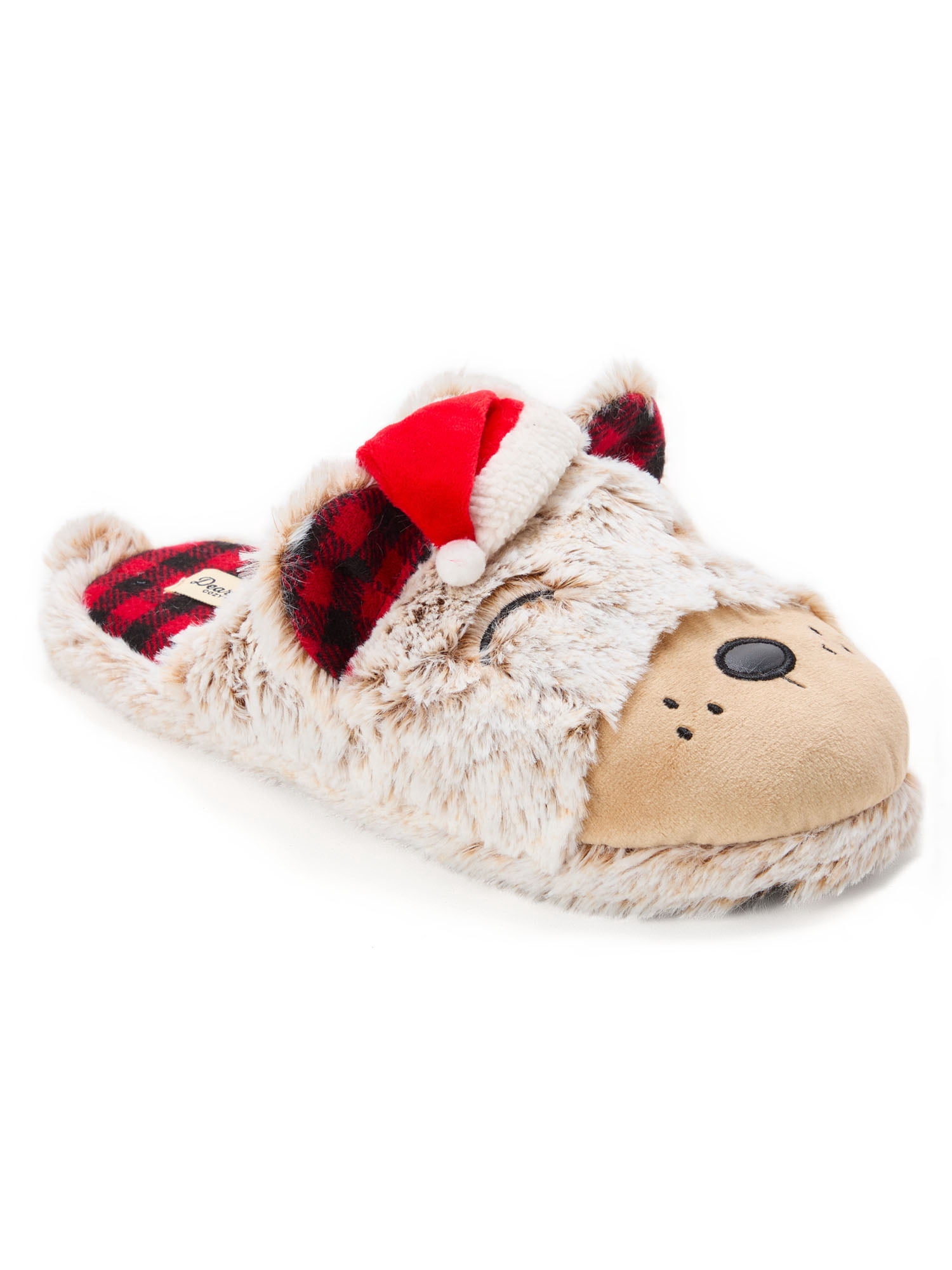 Dearfoams Cozy Comfort Matching Family Bear Slippers