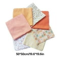 thumbnail image 3 of Dalazy 7 Pieces / Set Of Printed Cotton Fabric Sewing Craft DIY Fabric yellow 50x50cm, 3 of 6