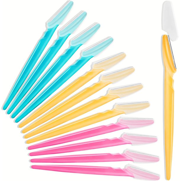 Eyebrow Razor,Multipurpose Exfoliating Dermaplaning Tool for Face, Facial and Eyebrow Shaper with Precision Cover