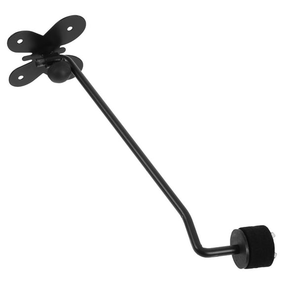 PTOOTP WallMounted Cymbal Storage Rack Metal Black Display Rack for Music Room 1 Set