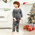thumbnail image 4 of Dezsed Christmas Pajamas for Family Matching Family Sets Christmas Casual Printed Top With Bottom Outfits Home Wear, 4 of 5