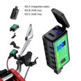 thumbnail image 3 of maskred USB Motorcycle Charger Waterproof Dual Ports Quickly Charging Adapter Motorbike Riding Mobile Phone Tablet Cellphone  M2-C, 3 of 8