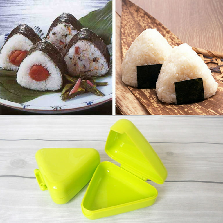 Sushi Maker Kit, Luncheon Meat Slicer, Triangle Onigiri Mold And