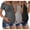 Black + Deep Gray + Gray, variant on 3 Pack Maternity Shirts Side Ruched Pregnancy Tee Tops V Neck Short Sleeve Postpartum Clothes