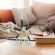 thumbnail image 4 of Decoración de velero, modelo de velero de madera, decoración de temática náutica para baño, 4 of 7