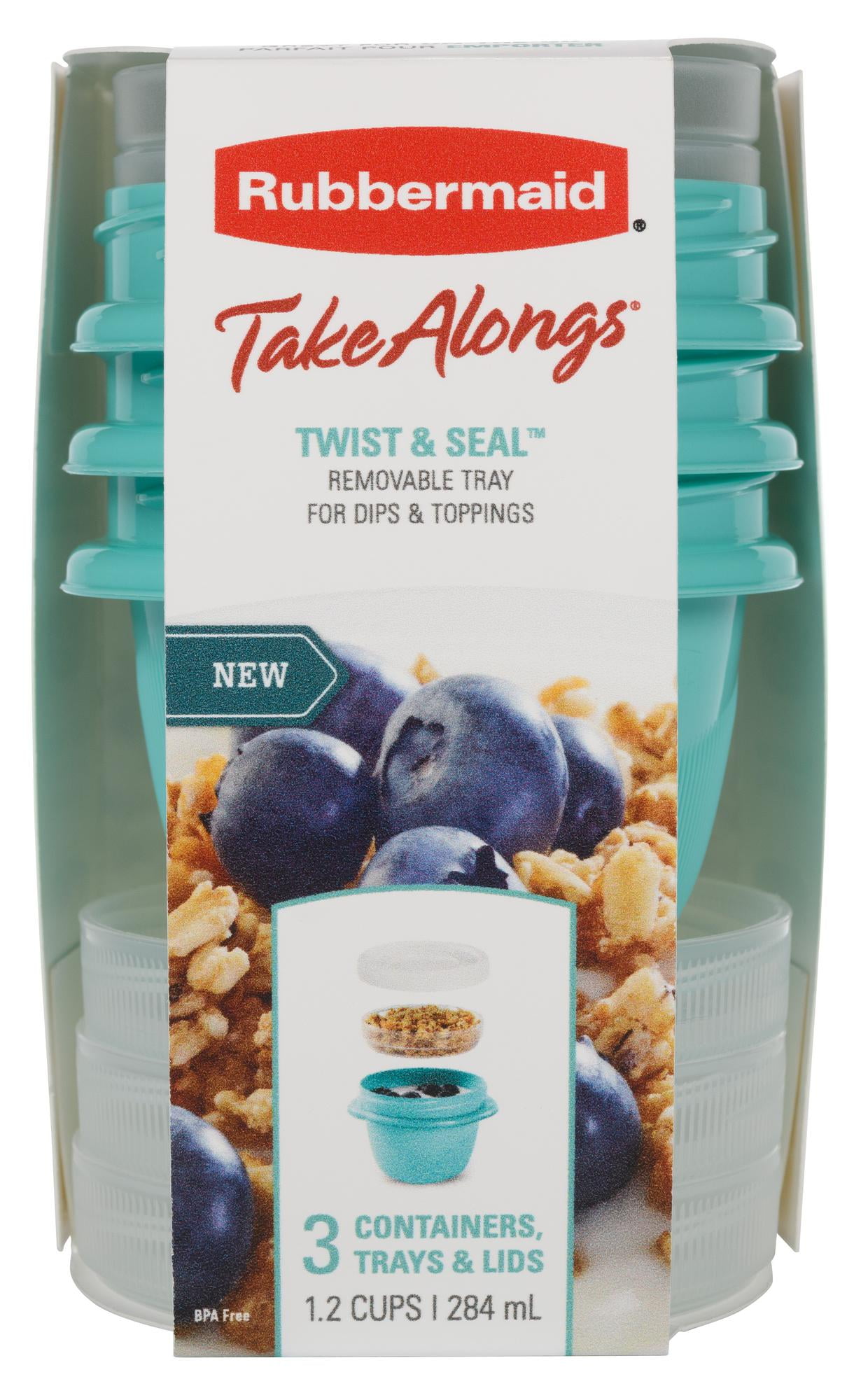 Rubbermaid® Take Alongs® Twist & Seal Leak Proof Food Storage Containers, 3  pk - Ralphs