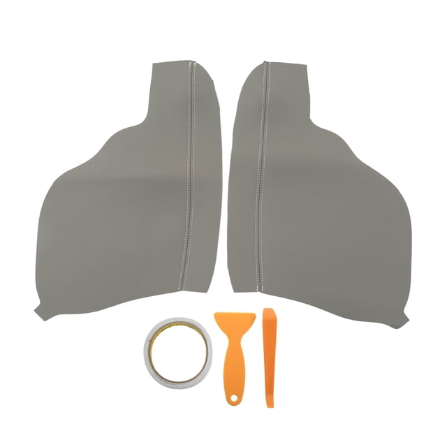 par de cubierta de reposabrazos de Panel de puerta delantera, accesorios interiores de coche de repuesto para Odyssey 2011-2017, gris