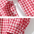 thumbnail image 4 of Rloper-Lop Men's Plaid Printing Shirts Casual Cotton Regular Fit Tee Tops Lightweight Long Sleeve Comfort Lapel Blouse Tops Vacation Outdoor Tees, 4 of 4