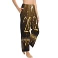 thumbnail image 2 of Sigee 2024 Happy New Year Print Women's Soft Pajama Pants - Breathable and Comfortable Lounge Sleep Bottoms with Elastic Waistband and Pockets-X-Large, 2 of 9