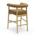 thumbnail image 4 of Spara Cognac Vegan Leather Counter Stool, 4 of 6