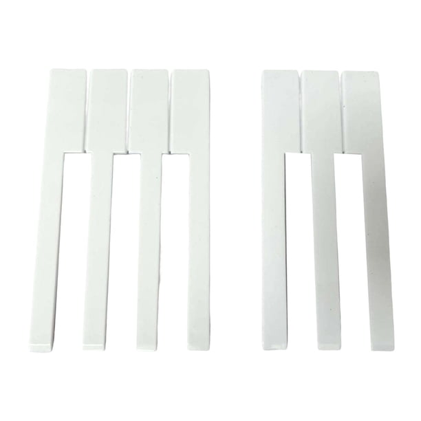 Reparación de teclas Accesorios de PVC Instrumentos de de repuesto Blanco Yuyangstore parte superior clave