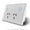 Off-White, variant on Melery Smart AU Wall Outlet - WIFI Tuya Power Monitoring Touch Control Wireless Remote Control Works with Smart Home Assistants