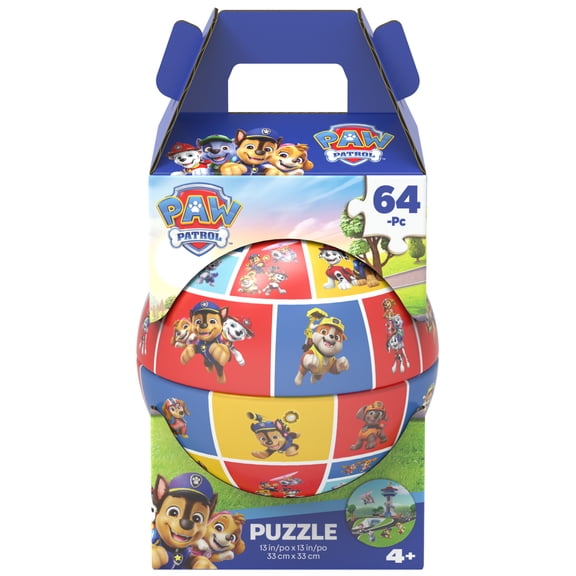 Spin Master Games, PAW Patrol Puzzle Sphere, 64 Pieces, for Ages 4 and up