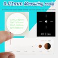 thumbnail image 4 of Calibration Calibration Slide Ruler 0.01mm-10mm Range Accurate Microscope Calibration Sheet for Laboratory, 4 of 7