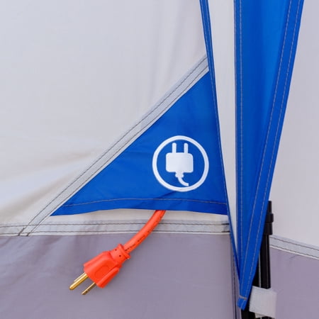 OZARK TRAIL 16-PERSON 3-ROOM CABIN TENT, WITH 3 ENTRANCES