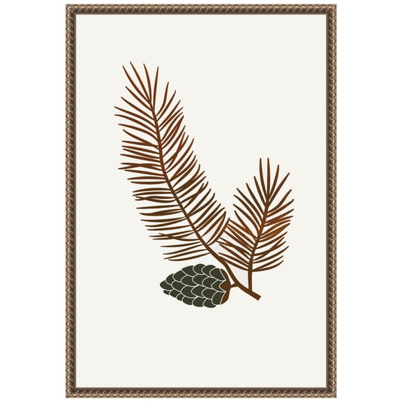 Amanti Art Pine Framed Canvas Wall Art Print