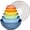 Standard 6 Pack - Light Multicolor, variant on Greentainer 12-Piece Nesting Mixing Bowls with Lids Set, Plastic Prep Bowls, Gray