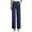 Navy #001, variant on Qcmgmg Linebalm GlamorEase Pants - Pulisa Heracomfy Perfect Drape High Rise Pull-On Stretch Pants for Senior Women Navy 3XL