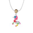 thumbnail image 2 of Delight Jewelry Resin Bright Paint Pony Mia Monkey Charm Necklace, 2 of 4