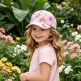 thumbnail image 2 of Karoyedx Toddler Baseball Cap Baseball Hat for Toddler Girls Cute Embroidered Adjustable Vintage Washed Kids Baseball Cap Pink Size,2-6 Years, 2 of 7
