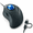 D-Blue, variant on C-Purple Wired Trackball Mouse for Large Hands, 44mm Index Finger Control
