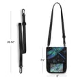 thumbnail image 4 of Secure Travel Neck Wallet Passport Holder Adjustable Strap For Men & Women 6*7.5in The Dragonflies Pattern, 4 of 6