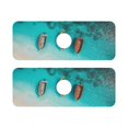 thumbnail image 2 of 2 Pack Boats in Turquoise Sea Faucet Mat for Kitchen Sink 15'' Sink Splash Guard Mat Super Absorbent Fast Drying Drain Pad, 2 of 9