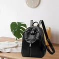 thumbnail image 4 of 2x Mochila De Cuero De PU Para Niñas Y Mujeres, Bolso De Hombro Para La Escuela, Mochila De Mano, Bolso De Libros, 4 of 7