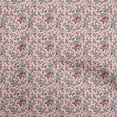 thumbnail image 1 of oneOone Rayon Light Pink Fabric Floral Sewing Material Print Fabric By The Yard 56 Inch Wide, 1 of 5