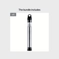 thumbnail image 1 of 1pc Stainless Steel Pocket Bellows Collapsible Air Blasting Campfire Fire Tool For Outdoor Camping Pinic Hiking, 1 of 5