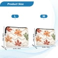 thumbnail image 4 of FORMRS 15-15.6 inch Laptop Sleeve Case Soft Carrying Quilted Computer Bag Cover, Brown Autumn Leaves, 4 of 7