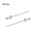 thumbnail image 4 of Unique Bargains 3.2mm Diameter 5mm Grip Length Silver Tone Aluminum Blind Rivets 60 Pack, 4 of 4