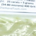 thumbnail image 3 of TechDiamondTools Diamond Powder 400 Grit 54-80 Microns -25ct= 5 Grams, 3 of 5