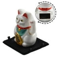 thumbnail image 4 of chengsi Solar Automatic Waving Lucky Cat Car Decoration Chinese Lucky Cat Waving Hand Beckoning Fortune Cat Figurines For Home Decor, 4 of 10