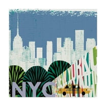 Trademark Fine Art 'New York City Life NYC' Canvas Art by Michael Mullan