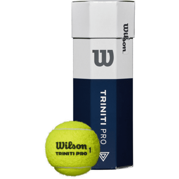 WILSON Triniti Pro Tennis Balls - 3 Balls, Yellow