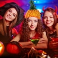 thumbnail image 5 of KAKOWELY Sombrero de piña para disfraz, vestido de piña, sombrero de piña para fiesta de Halloween, sombrero de piña divertido, sombrero de comida para cosplay, accesorios para fiesta., 5 of 5
