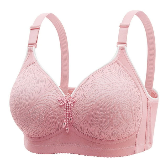 Bras for Women Woman Oversized Wireless Bra Front Button Push Up Underwear Bra