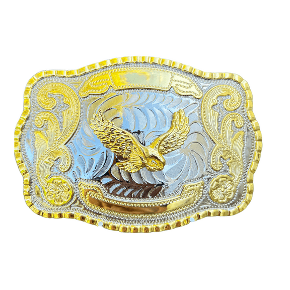 Western Eagle Belt Buckle – 5.5" x 4" Hebilla con Águila Estilo Vaquera