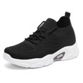 thumbnail image 2 of XIMIN Women's Mesh Sports Shoes - Lightweight Breathable Running Sneakers for Spring Summer Fall, Casual Walking Shoes (Black, 7.5), 2 of 6