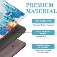thumbnail image 3 of 2Pcs Kitchen Mats for Floor Ocean Kitchen Rugs Non Slip Washable, Sea ​​Turtle Anti Fatigue Mats for Kitchen Floor, Coral Shell Standing Floor Mats for Home/Office, 18''''x30''''+18''''x48'''', 3 of 5