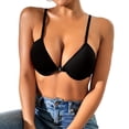 thumbnail image 1 of Timegard Push up Bras for Women Low Cut Front Closure Adjustable Strap Comfortable Daily Bras with Support, 1 of 5