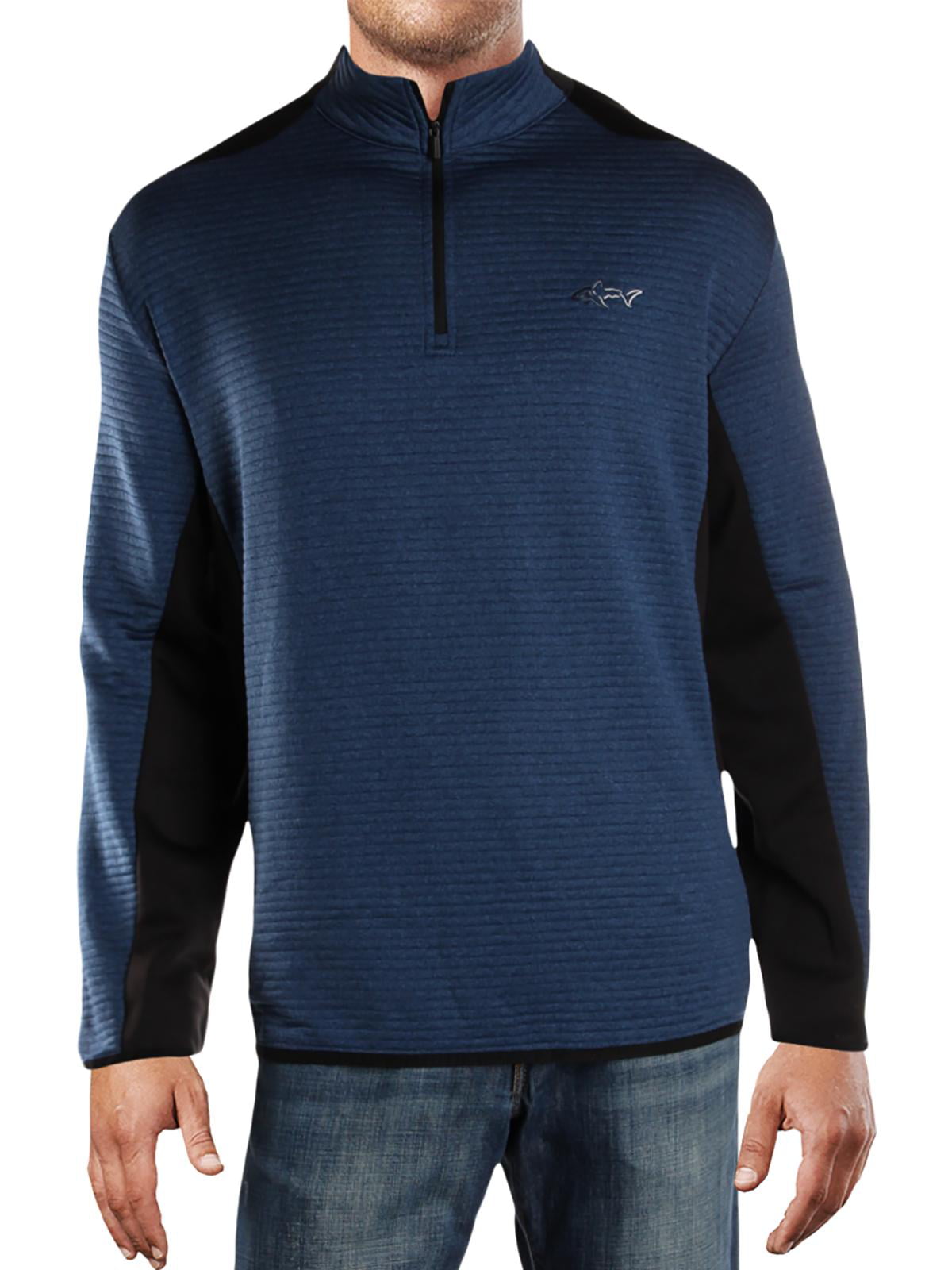 Greg Norman Mens Colorblock Long Sleeves Casual 1/4 Zip Pullover BHFO 1070