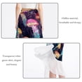 thumbnail image 2 of Jellyfish Stylish Summer Chiffon Beach Dress with Polyester Straps - Women's Summer Dresses, 2 of 6
