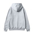 thumbnail image 5 of UDAUDU Mens Casual Cotton Hooded Jackets Collar Drawstring Zip Up Hoodies 2026 Fall Fashion Pullover Sweatshirts Long Sleeve Shirts Light Gray 2XL, 5 of 8