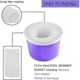 thumbnail image 4 of Durable & Reusable Pool Basket Net Protector, 30-Pack For Extending Pool Filter System Lifespan - Effective Filter Saver Socks That Reduce Pool Maintenance Time, 4 of 7