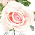 thumbnail image 6 of (2 pack) Mainstays 8" Tabletop Faux Rose Floral Arrangement in Clear Glass Bud Vase, 6 of 7